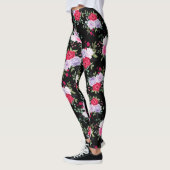 Blumen - Einfache verschiedene Farben Leggings (Links)