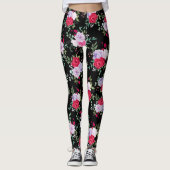 Blumen - Einfache verschiedene Farben Leggings (Vorderseite)