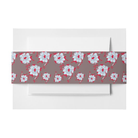 blumen einladungsbanderole (Vorderseite Beispiel)