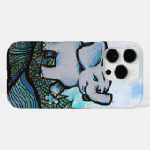Blumen Elefant Kunst Case-Mate iPhone Hülle (Rückseite (Horizontal))