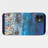 Blumen-Elefanten iPhone Fall Case-Mate iPhone Hülle (Rückseite (Horizontal))