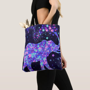 Blumen-Elefanten-Tasche Frühling Freude Tasche