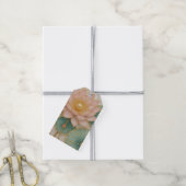 Blumen-Eleganz-Anhänger Geschenkanhänger (Mit Garn)