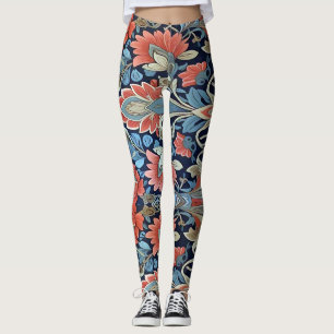 Blumen-Eleganz-Muster von Ratti_Creative_Arts Leggings