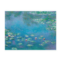 Blumen-Ephemera-Decoupage-Monet-Seerosen