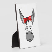 Blumen-Esel-Tier-Halloween-Kostüm-Geschenk Fotoplatte (Seite)
