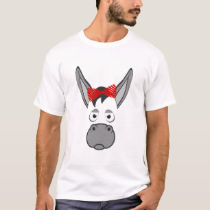 Blumen-Esel-Tier-Halloween-Kostüm-Geschenk T-Shirt