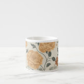 Blumen Espresso Tasse (Vorderseite)