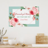 Blumen-Event Poster (Küche)