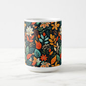Blumen Exotische Blumen Muster Kaffeetasse (Mittel)