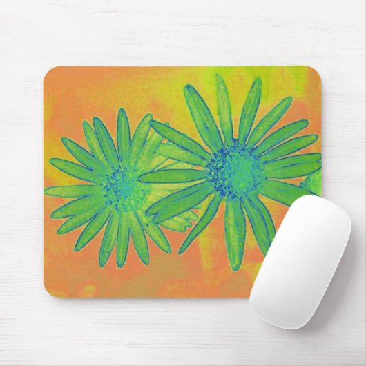 Blumen-Explosion Mousepad (Mit Mouse)