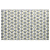 Blumen Fabric Group Gelber und Graues Pattern Stoff (Fat Quarter (45,7 x 55,9 cm))