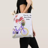 Blumen-Fahrrad-Motivationsdesign Tasche (Von Nahem)