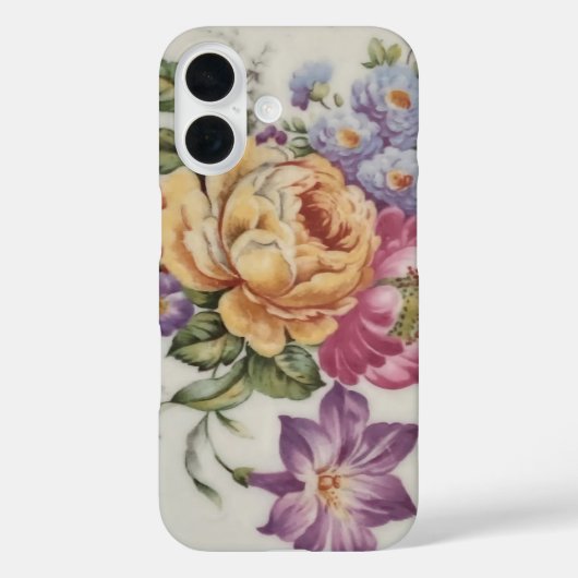 Blumen-Fantasie Handyhülle Case-Mate iPhone Hülle (Rückseite)