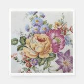 Blumen Fantasy-Papier Serviette  (Vorderseite)