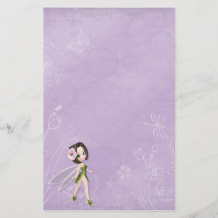 Blumen-Fee Briefpapier