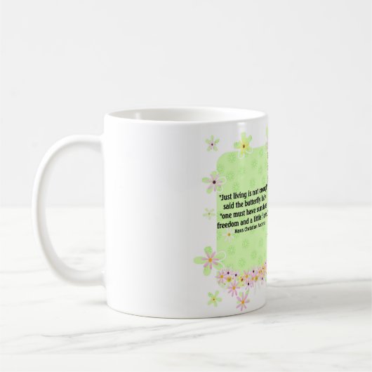 Blumen-Fee Kaffeetasse (Links)