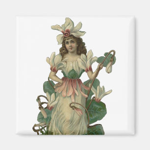 Blumen-Fee-Magnet Magnet