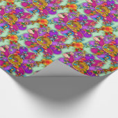 Blumen-Feen Geschenkpapier (Ecke)