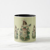 Blumen-feenhafte Kaffee-Tasse Tasse (Zentrum)