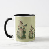 Blumen-feenhafte Kaffee-Tasse Tasse (Links)