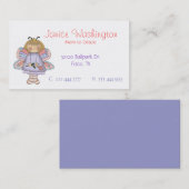 Blumen-feenhafte niedliche Mama-Karte Telefonnummerkarte (Vorne/Hinten)