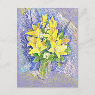Blumen Feiertagspostkarte