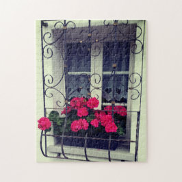 Blumen-Fensterbank-Puzzle, 28 cm x 35 cm, 252 Teil Puzzle
