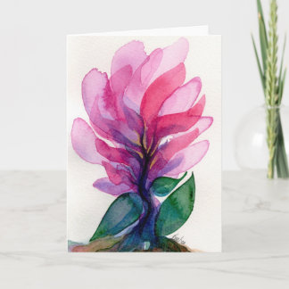 Blumen-Finger Notecard Karte