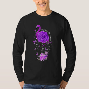 Blumen-Flamingo-Hoffnungs-Überdosis-Bewusstseins-S T-Shirt