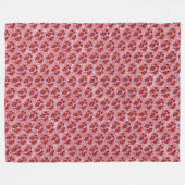 Blumen Fleecedecke (Vorderseite (Horizontal))