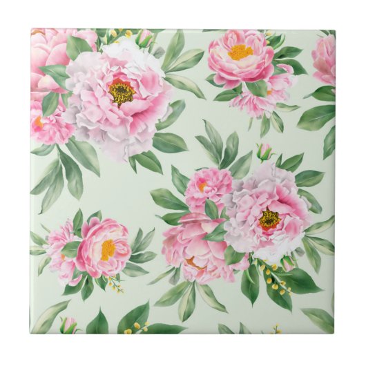 Blumen Fliese (Vorderseite)