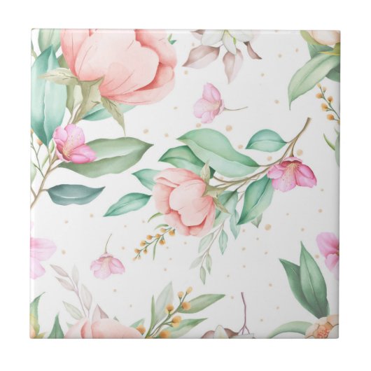 Blumen Fliese (Vorderseite)