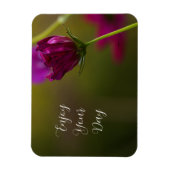 Blumen-Foto-Magnet Magnet (Vertikal)