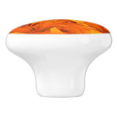 Blumen-Foto-orange Garten-Lilien Keramikknauf (Seitenansicht)