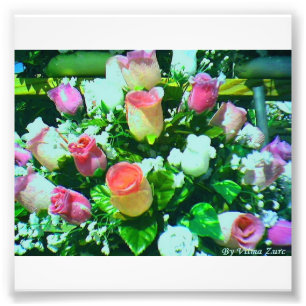 Blumen Fotodruck