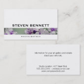 Blumen | Fotografie Visitenkarte (Vorne/Hinten)