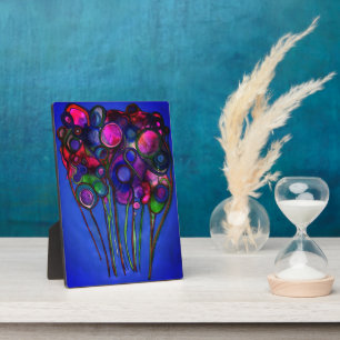 Blumen Fotoplatte