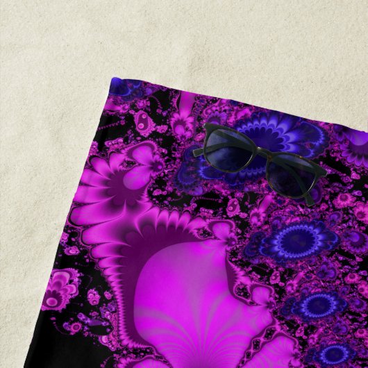 Blumen-Fraktal-Badetuch Strandtuch (Beispiel)