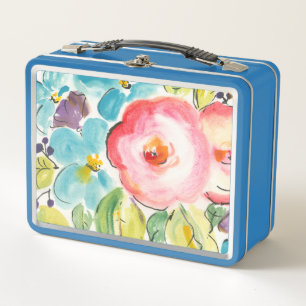 Blumen-Freude II Metall Lunch Box