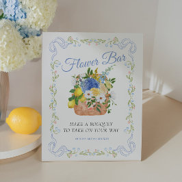 Blumen frisch vom Markt Bauer Blume Bar Sockelschild