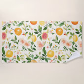 Blumen & Früchte Strandtuch (Vorderseite)