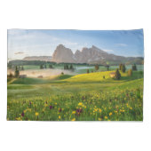 Blumen | Frühjahrsalpe di Siusi Langkofel Kissenbezug (Rückseite)