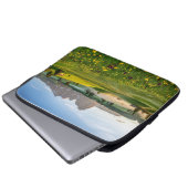 Blumen | Frühjahrsalpe di Siusi Langkofel Laptopschutzhülle (Vorne Knopf)