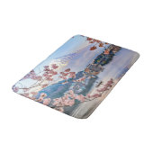 Blumen | Frühjahrskirsche blüht Japan Badematte (Schrägansicht)