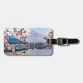 Blumen | Frühjahrskirsche blüht Japan Gepäckanhänger (Vorderseite horizontal)