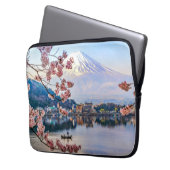 Blumen | Frühjahrskirsche blüht Japan Laptopschutzhülle (Vorderseite Links)