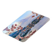 Blumen | Frühjahrskirsche blüht Japan Magnet (Linke Seite)