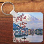Blumen | Frühjahrskirsche blüht Japan Schlüsselanhänger (Vorderseite)