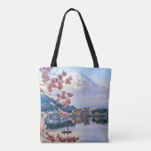 Blumen | Frühjahrskirsche blüht Japan Tasche (Rückseite)